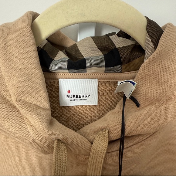 BURBERRY Logo Cotton HoodiePrice SIZE XS - Picture 6 of 6